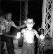 Bruce Dorrough; Dan Dorrough; David Dorrough; sparklers